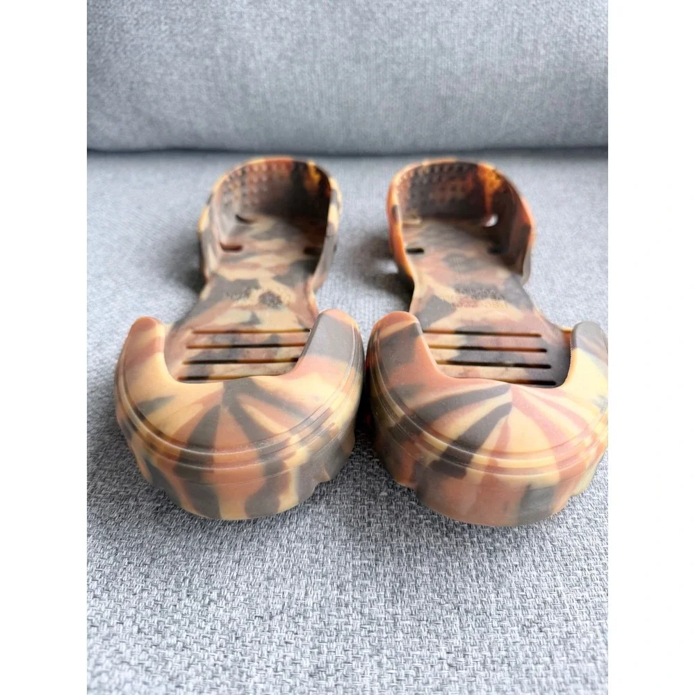 Vans Slip-On Mule TRK Kids 4.5-5 Tortoise Camo Excellent Rubber Water Shoes